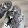Zapatillas Gruesas de Moda Estilo Papá para Mujer 2026 Nuevos Zapatos Deportivos Casuales Versátiles para Primavera y Otoño Que Hacen Que los Pies Parezcan Más Pequeños, Zapatos Ligeros para Estudiantes
