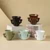 Taza de Cerámica Fengbing Mi Yue para Té Taza de Té Retro Taza de Maestro Taza Individual Taza de Té para el Hogar Juego de Té de Gama Alta Taza de Té