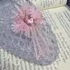 Coreia do Sul Mesmo Estilo Flor de Lantejoula Flor de Sapato Brilho Diamante Miçanga Feita à Mão Estilo Coreano Doce Alto Senso Flor Decorativa para Sapato Joia de Sapato