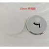 Máquina de Insignias Redondas de 75 mm Americana Hojalata Imán Magnético para Refrigerador Equipo de Producción Cortador de Papel Set de Consumibles para Insignias