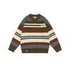 NEOISM estilo campus juvenil suéter retro a rayas para hombre y mujer suéter de invierno de cuello redondo top MY8315