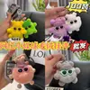 Colgante Labubu Muñeca Linda Regalo Pequeño Cadena Colgante Llavero Creativo de Dibujos Animados Juguete de Peluche Colgante para Mochila