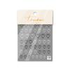 Tomoni Thin Tough 1403 - Adhesivos termoadhesivos para uñas, bonitos adhesivos japoneses 5D, pegatinas de uñas Love