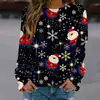 Nuevo suéter estampado para hombre de comercio exterior transfronterizo Europa y Estados Unidos Navidad Amazon AliExpress estación independiente