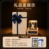 Luz Noturna de Cristal para Relógio Cubo de Nuvem Ornamento de Mesa Luminária de Cabeceira Árvore de Cristal Presente de Natal para Meninas Transfronteiriço