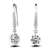 Brinco de diamante bruto coreano de venda quente no comércio exterior joias coreanas atacado brincos de cristal criativos moda joias de prata brincos