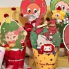 Caixa de Natal Nova da Apple Copo de Natal Desenho Animado Criativo Copo de Mão Design Original Caixa de Presente Embalagem de Presente com Flores