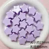 Contas Flor Estrela Cinco Pontas Coração com Furo Grande Pintadas Acrílico Soltas Contas para DIY Pingente de Bolsa Chaveiro Materiais