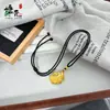 Livrinho Vermelho Mesmo Estilo Ouro Areia Retrô Colar com Pingente de Pavão Versátil Moda Feminina Pingente de Fênix Banhado a Ouro Joias Elegantes