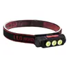 Linterna frontal de nuevo modelo transfronteriza para pesca nocturna, luz fuerte para exteriores, largo alcance, carga tipo C, doble fuente de luz desmontable
