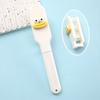 Lindo peine plegable de dibujos animados divertido boca grande mini peine para el cabello de dientes suaves estudiante portátil peine para flequillo