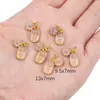 Método Antigo Cabacinho para Pingente de Óleo Gotejante Paz e Alegria Riqueza e Sorte Pingente de Transferência Chaveiro de Liga Metálica com Pingente Gotejante Ornamentos DIY