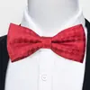Estoque Pronto do Fabricante Gravata Borboleta Jacquard Formal Masculina para Negócios, Casamento, Festa, Gravata Borboleta Floral de Poliéster em Forma de Seta