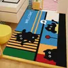 Tapetes de Piso Impresos Dibujos Animados Lindos Felpudos para Puerta Dormitorio Cocina Baño Inodoro Antideslizantes Absorbentes Felpudos Lavables