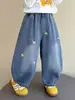 Jeans para Niñas FHW Estilo Nuevo Primavera y Otoño Pantalones Elegantes de Pierna Torcida para Bebé Ropa de Otoño Pantalones Casuales de Pierna Recta para Niños