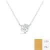Collar de moissanita cuadrado de moda para comercio exterior transfronterizo, no se decolora, cadena versátil S925 de plata para mujer para el trabajo