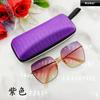 Óculos de sol quadrados em favo de mel Estojo EVA Zipper Bolsa Óculos de sol Óculos de sol masculinos e femininos EVA Estojo de óculos