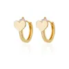 Lujo Ligero, Pendientes Exquisitos y Lindos con Forma de Corazón, Pendientes de Circonita de Alta Gama, Pendientes de Estilo Nicho de Moda al por Mayor