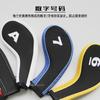 Nuevo juego de hierros de golf con cremallera creativa, funda protectora para palos de buceo, funda universal para tapa de palo, juego de 12, 5 colores