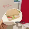 Muñeco Colgante Peluche Dibujos Animados Forma Comida Simulación Pastel Hamburguesa Sándwich Broche Mochila Escolar Decoración Regalo