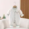 Mameluco de Bebé Otoño Invierno Más Algodón Ropa Exterior para Bebés Niñas Mameluco de Algodón Clase A Ropa para Gatear Body Ropa para Recién Nacidos