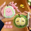 Bolsa de Monedas Original Linda de Frutas con Colgante de Muñeca y Correa Decorativa para Bolsos de Niñas y Estuches de Auriculares al por Mayor