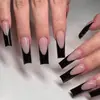 Uñas Cortas Portátiles, Parches de Uñas Postizas Francesas, Uñas Cuadradas Cortas Sencillas de Alta Venta Portátiles, Parches para Uñas Cortas, Parches para Manicura