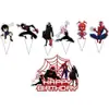 Homem-Aranha Transfronteiriço Pequeno Aranha Série Gwen Decoração de Festa de Aniversário Suprimentos Temáticos Série de Cartões e Bandeiras