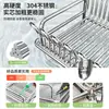 Escurridor de Platos de Cocina Acero Inoxidable 304 Multifuncional para Encimera de Cocina Plato Plato Palillos Canasta Escurridora Estante de Almacenamiento de Platos