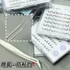Faiccia Feixi Serie Pluma Ligera Pestañas Inferiores Sin Pegamento Flor Pequeña Conejo Tallo Suave Transparente Pestañas Segmentadas para Principiantes