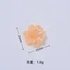 Jelly Camélia Criativo Feito à Mão DIY Acessórios de Joalheria Cola Creme Resina Pequenos Acessórios Furo Material para Fivela de Sapato