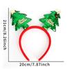 Faixa de cabeça de Natal chifre de alce cinco estrelas decorações de Natal crianças fivela de plástico para cabeça suprimentos de decoração de festa