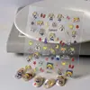 Dibujos Animados Retro Animación Graffiti Relieve Versión Q Sailor Moon Pegatinas para Uñas Estrella Luna Conejo Estilo Japonés Pegatinas para Uñas