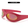 2025 Nuevas Gafas de Sol Transfronterizas Gafas de Sol Ojo de Gato para Hombre Gafas Deportivas de Moda para Mujer Ciclismo Gafas Retro Personalizadas Venta al por Mayor