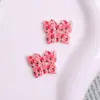 Botones de Mariposa Impresos en Acrílico Frescos y Sencillos Botones para Ropa Infantil DIY Colgante para Cadena de Teléfono Accesorios de Flor para Zapatos