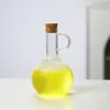 Olla de Aceite de Vidrio Hecha de Alto Borosilicato, Resistente al Calor, Botella de Aceite Antigoteo para Uso en Cocina, Botella de Condimento de Salsa de Soja y Vinagre, Recipiente de Grado Alimenticio