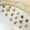 Pingente Minimalista de Aço Inoxidável Estilo Japonês e Coreano Pulseira da Sorte e Segurança Charme Colar DIY Feito à Mão Acessórios de Joias