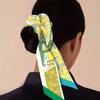 Nueva Banda Elástica para el Cabello de Seda Twill de Comercio Exterior para Primavera y Verano, Popular, Versátil, Decorativa, para Cola de Caballo, Lazo para el Cabello, Accesorio para el Cabello, Cinta al por Mayor