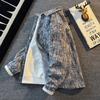 Estilo americano Chanel Estilo Tecido Jaqueta Xadrez Masculina Moda Masculina Solta Casual Nicho Carta Bordada Design Sense Jacket