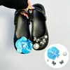 Accesorios para zapatos tipo ballet perforados DIY, accesorios de perlas y pedrería, hebillas de zapato desmontables de alta gama y decoraciones para la superficie del zapato
