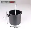 Configuração de mesa em alumínio espacial preto e cinza para sala de festa KTV: caixa de lenços, cinzeiro, fruteira e suporte de microfone conjunto