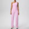 Nuevo Traje Deportivo de Dos Piezas Cruzado Doble Cara Cepillado Color Sólido Nude Ajustado Alta Elasticidad para Correr Fitness Yoga