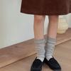 Zapatos Birkenstock estilo japonés Calcetines de línea gruesa Otoño e Invierno Corea del Sur Ins Moda Algodón de doble aguja Calcetín apilado Estilo americano vintage Calcetines largos