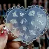 Molde de Silicona para Escultura de Uñas con Peces Dorados y Carpas Vidriosos Lindos, Decoraciones para Uñas, Molde Especial para Resina
