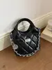 Bolso Retro para Mujer, Gran Capacidad, Nuevo Bolso de Hombro Casual para Primavera y Verano, Patrón de Rombo, Bolso Tote para el Trabajo y el Viaje, Bolso Cruzado