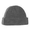 Sombrero de Piel de Melón Otoño e Invierno Estilo Coreano Sombrero de Calle para Propietario Sombrero de Punto Cálido Sombrero Versátil para el Frío Hilo Grueso Sombrero de Lana Tejido Acrílico