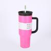 Vaso de Hielo de Acero Inoxidable 304 de Gran Capacidad Transfronterizo de Amazon Vaso con Pajita Aislado de 40 oz para Exteriores para Hombres y Mujeres Vaso para Coche