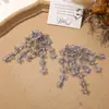 Super atmosfera de fada tecido doce com franjas lírio lírio brincos artesanais diy fivela de sapato pingente de bolsa acessórios para vestuário