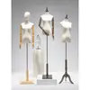 Loja de Roupas Adereços de Modelo Manequim Exibição de Roupas Femininas Manequim de Meio Corpo Manequim de Vestido de Noiva Suporte de Exibição de Roupas