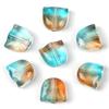 Flor de Tulipa Luminous Transparente UV Colorida Galvanizada em Acrílico Nova e Personalizada Contas Soltas Acessórios DIY para Corrente de Celular